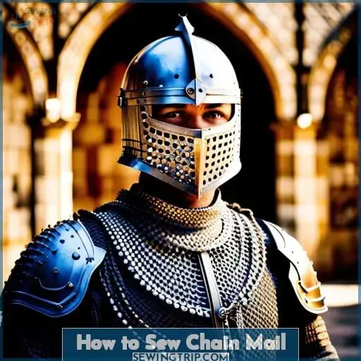 how to sew chain mail