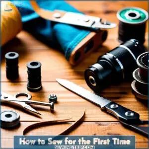 how to sew for the first time