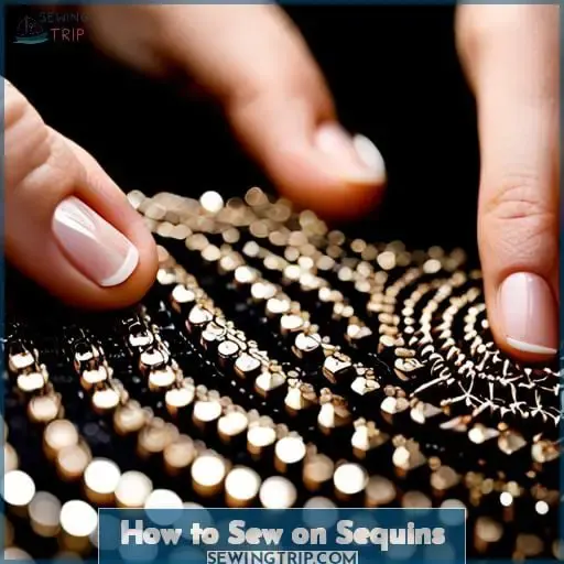 how to sew on sequins