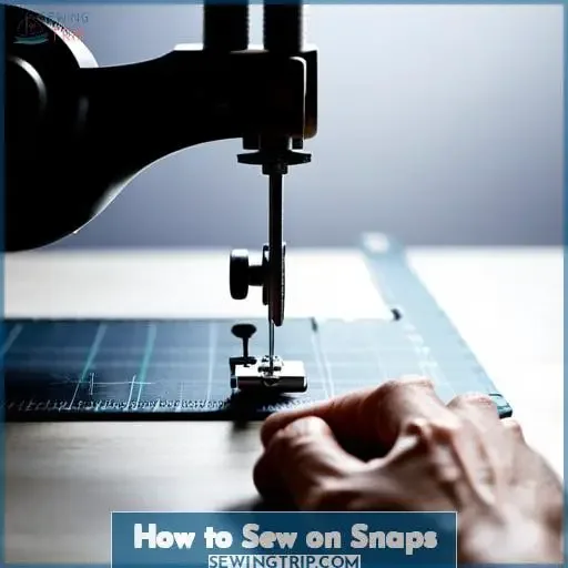How to Sew on Snaps