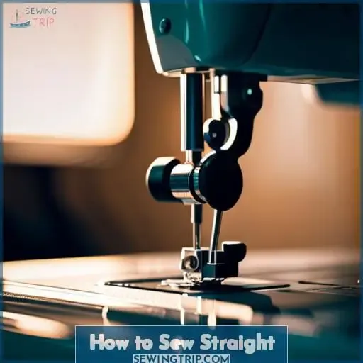 how to sew straight