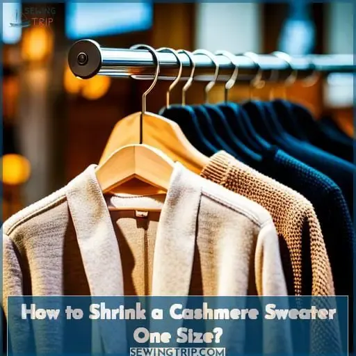 How to Shrink a Cashmere Sweater One Size?