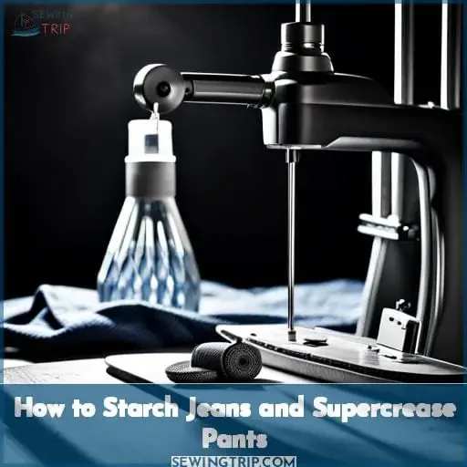 How to Starch Jeans and Supercrease Pants