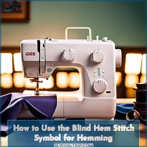 How to Use the Blind Hem Stitch Symbol for Hemming