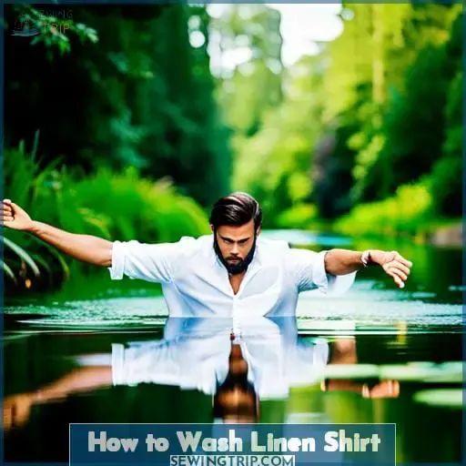 how to wash linen shirt