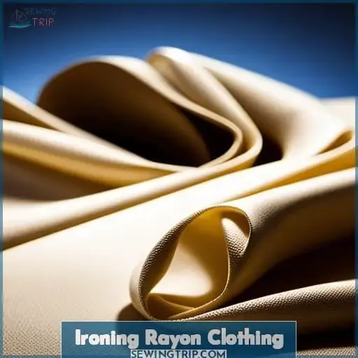 Ironing Rayon Clothing