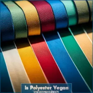 is polyester vegan