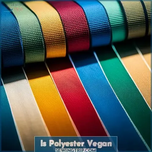 is polyester vegan