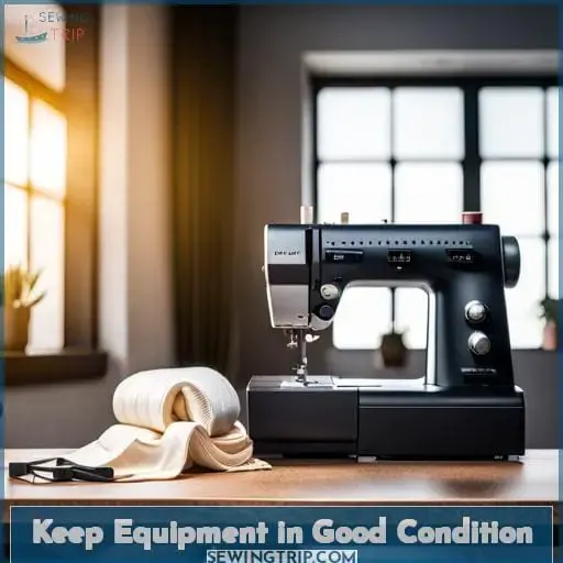 Keep Equipment in Good Condition