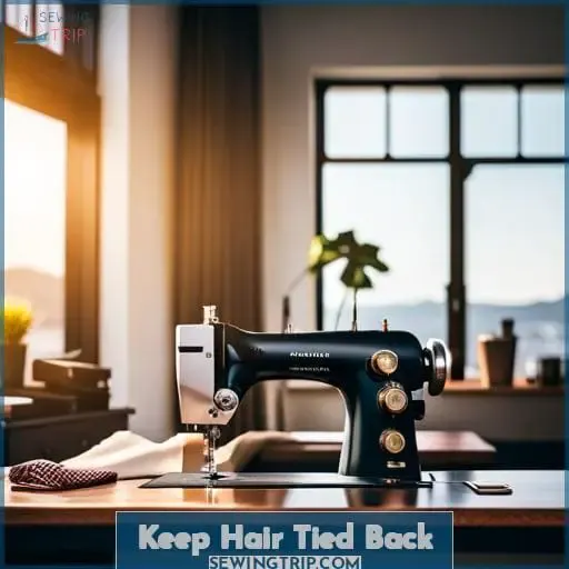 Keep Hair Tied Back