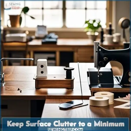 Keep Surface Clutter to a Minimum
