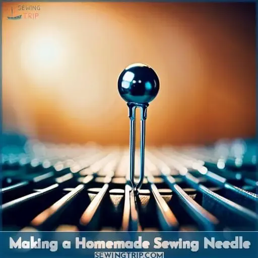 Making a Homemade Sewing Needle