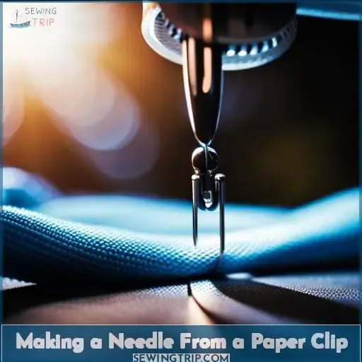 Making a Needle From a Paper Clip
