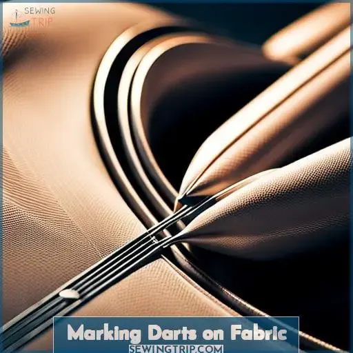 Marking Darts on Fabric