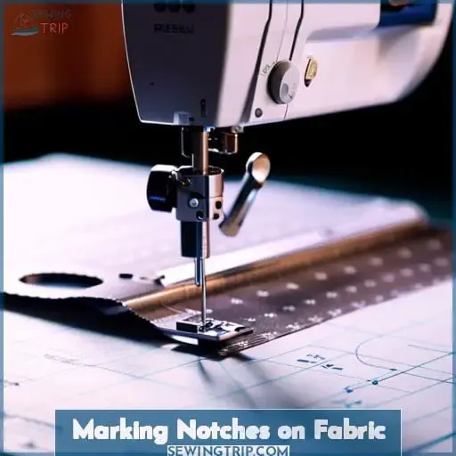 Marking Notches on Fabric