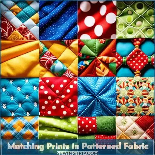 Matching Prints in Patterned Fabric