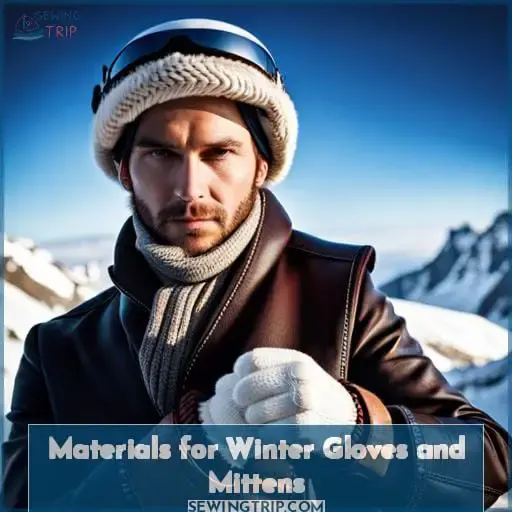 Materials for Winter Gloves and Mittens