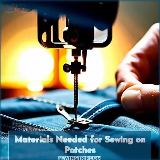 Materials Needed for Sewing on Patches