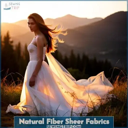 Natural Fiber Sheer Fabrics