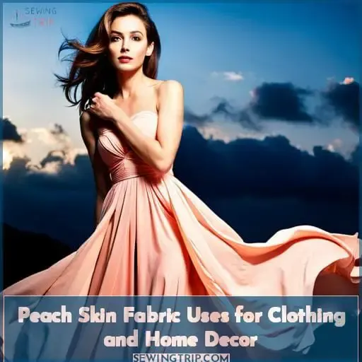 Peach Skin Fabric Uses for Clothing and Home Decor