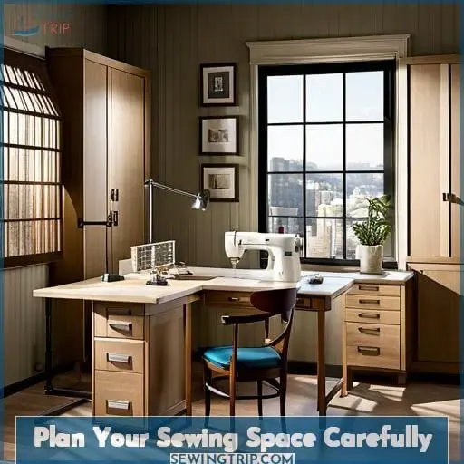 Plan Your Sewing Space Carefully
