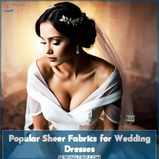 Popular Sheer Fabrics for Wedding Dresses