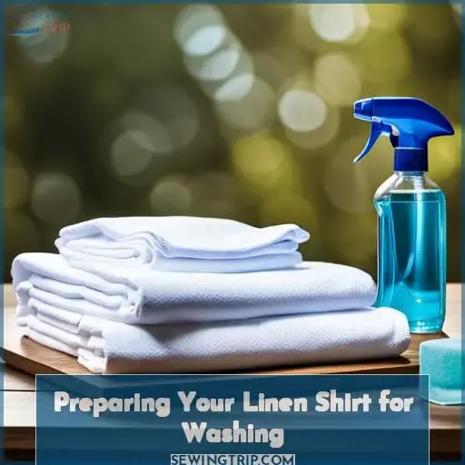 Preparing Your Linen Shirt for Washing
