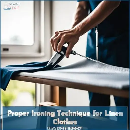 Proper Ironing Technique for Linen Clothes