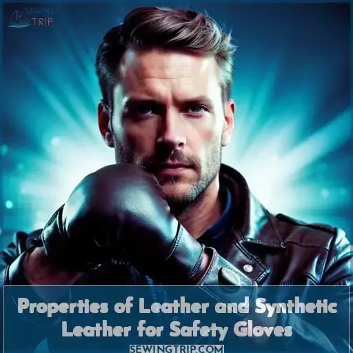 Properties of Leather and Synthetic Leather for Safety Gloves