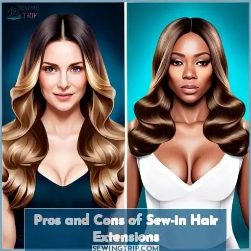 Pros and Cons of Sew-in Hair Extensions