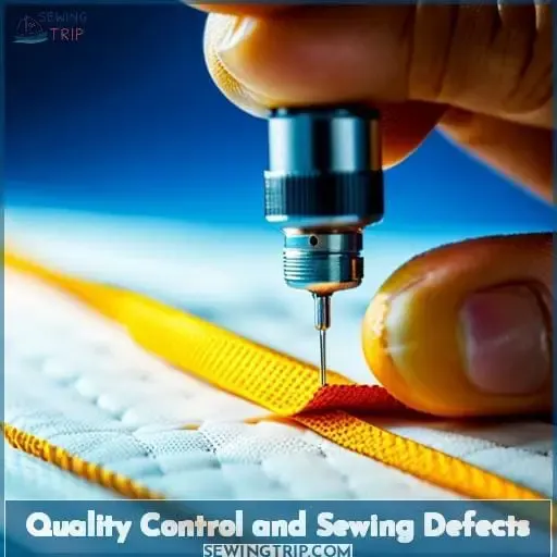 Quality Control and Sewing Defects