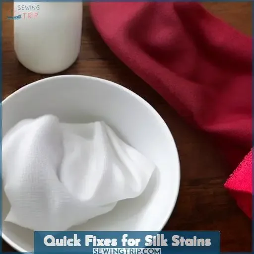 Quick Fixes for Silk Stains