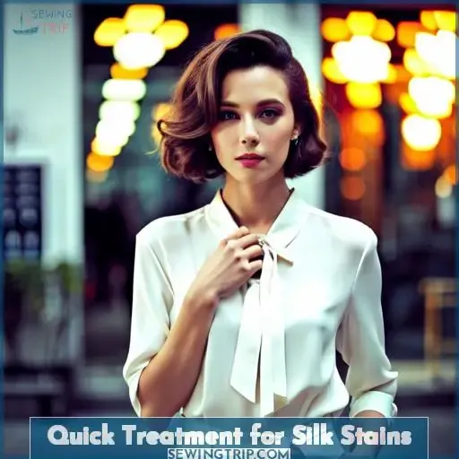 Quick Treatment for Silk Stains