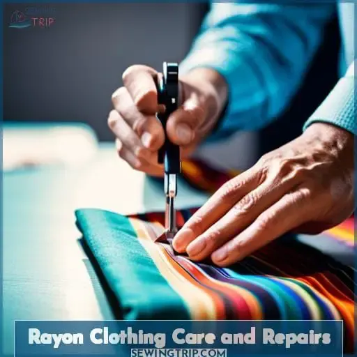 Rayon Clothing Care and Repairs