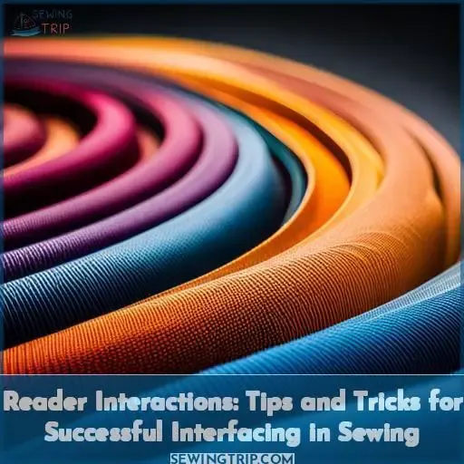 Reader Interactions: Tips and Tricks for Successful Interfacing in Sewing