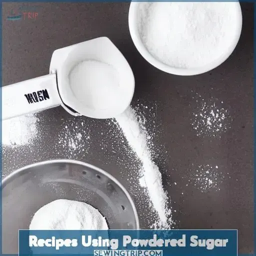 Recipes Using Powdered Sugar
