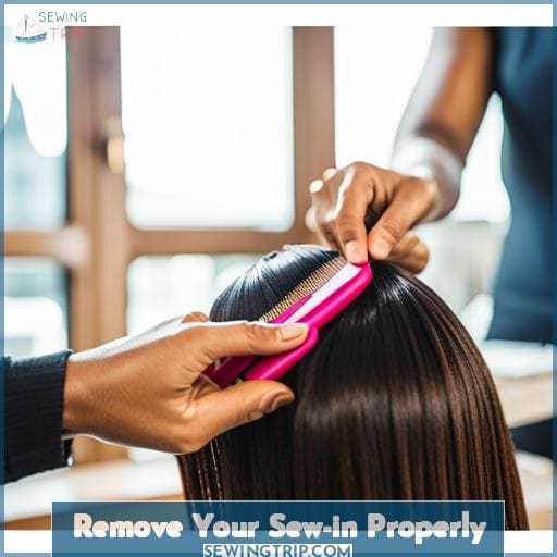 Remove Your Sew-in Properly Remove Your Sew-in Properly