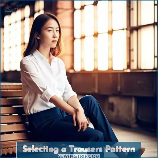 Selecting a Trousers Pattern