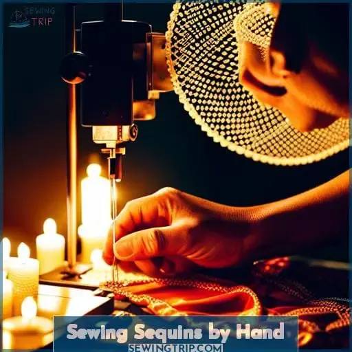 Sewing Sequins by Hand