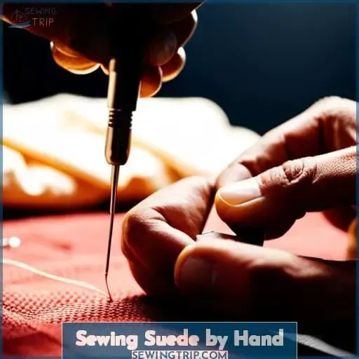 Sewing Suede by Hand