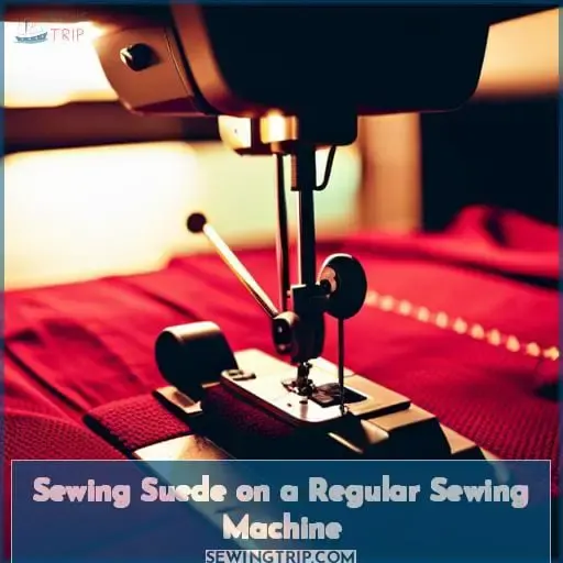 Sewing Suede on a Regular Sewing Machine