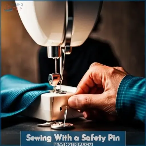 Sewing With a Safety Pin