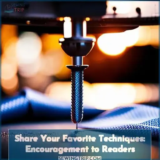 Share Your Favorite Techniques: Encouragement to Readers