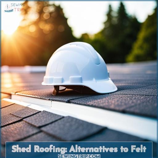 Shed Roofing: Alternatives to Felt