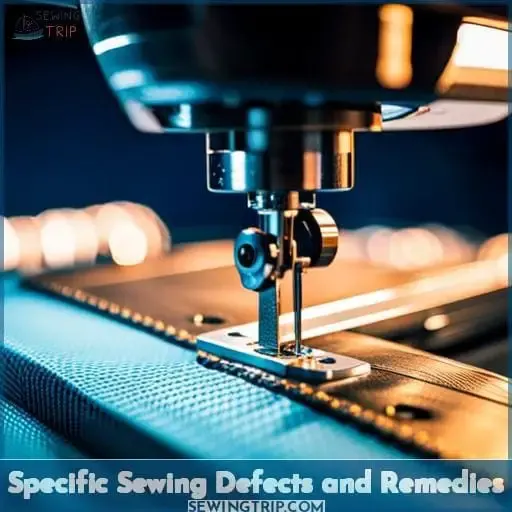 Specific Sewing Defects and Remedies