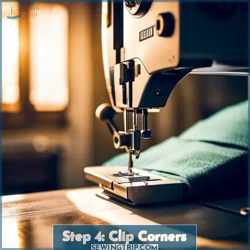 Step 4: Clip Corners