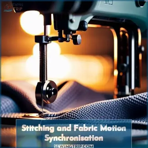 Stitching and Fabric Motion Synchronisation