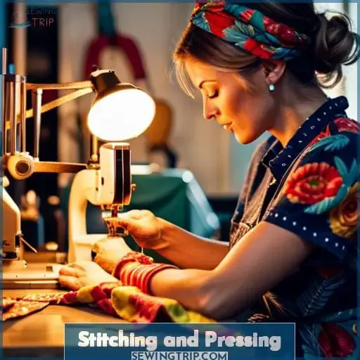 Stitching and Pressing