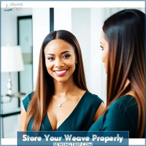 Store Your Weave Properly