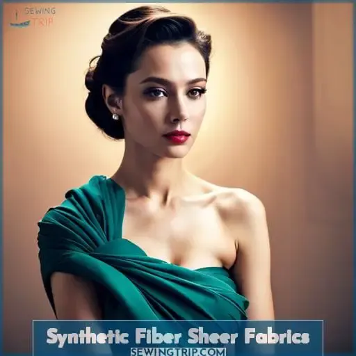 Synthetic Fiber Sheer Fabrics
